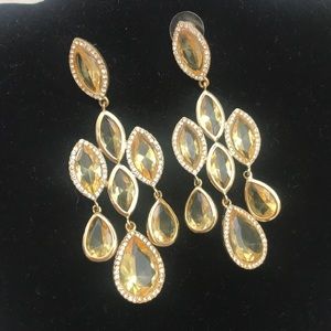 Gold earrings
